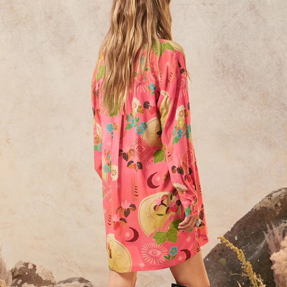 ✨HP✨ SPELL LIBERTINE SHIRT DRESS (L) - Picture 7 of 12